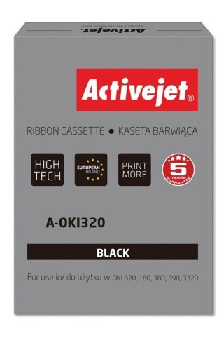 Activejet Activejet A-OKI320 Taśma barwiąca (zamiennik OKI 9002303; Supreme; czarny)
