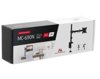 Maclean Uchwyt biurkowy do monitora Maclean MC-690 (biurkowy, Obrotowy, Uchylny; 13" - 27"; max. 8kg)
