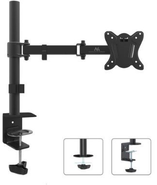 Maclean Uchwyt biurkowy do monitora Maclean MC-690 (biurkowy, Obrotowy, Uchylny; 13" - 27"; max. 8kg)
