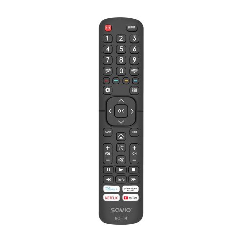SAVIO SAVIO PILOT UNIWERSALNY/ZAMIENNIK DO TV HISENSE - SMART TV RC-14