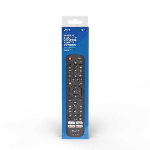 SAVIO SAVIO PILOT UNIWERSALNY/ZAMIENNIK DO TV HISENSE - SMART TV RC-14