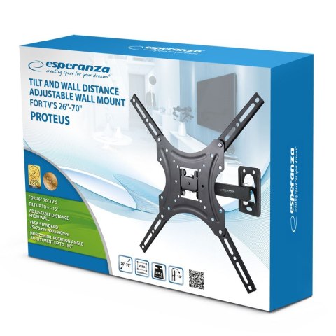 Esperanza ESPERANZA UCHWYT DO TV 26''-70'' PROTEUS ERW015 Esperanza ESPERANZA UCHWYT DO TV 26''-70'' PROTEUS ERW015