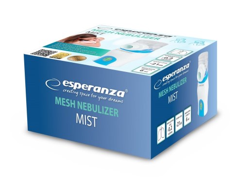 Esperanza Inhalator do twarzy Esperanza MIST ECN005 (kolor biało-niebieski) Esperanza Inhalator do twarzy Esperanza MIST ECN005 (kolor biało-niebieski)