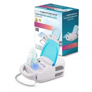 Esperanza Inhalator kompresorowy Esperanza ZEPHYR ECN002 (kolor biały, kolor błękitny)
