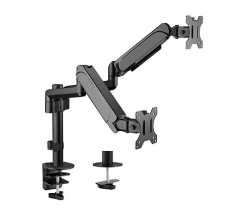 GEMBIRD GEMBIRD BIURKOWE REGULOWANE RAMIĘ/UCHWYT NA 2 MONITORY 17-32, 100X100MM, DO 9 KG