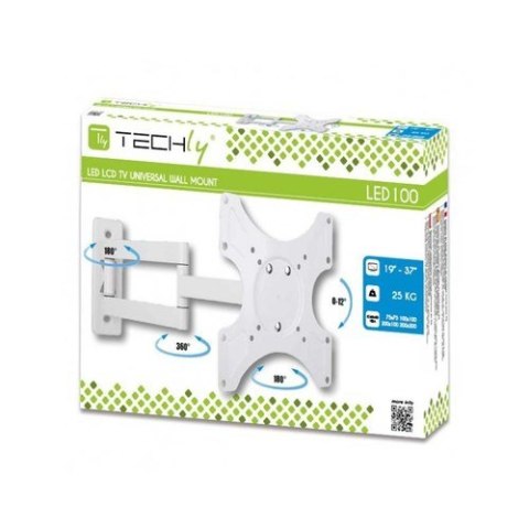 TECHly TECHLY UCHWYT ŚCIENNY TV LED/LCD 19-37 CALI 25KG O TECHly TECHLY UCHWYT ŚCIENNY TV LED/LCD 19-37 CALI 25KG O