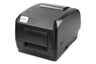 DIGITUS DIGITUS DRUKARKA TERMICZNA DO ETYKIET 300DPI MAX. 104MM USB 2.0 SERIAL LAN MICROSD CZARNA DA-81021