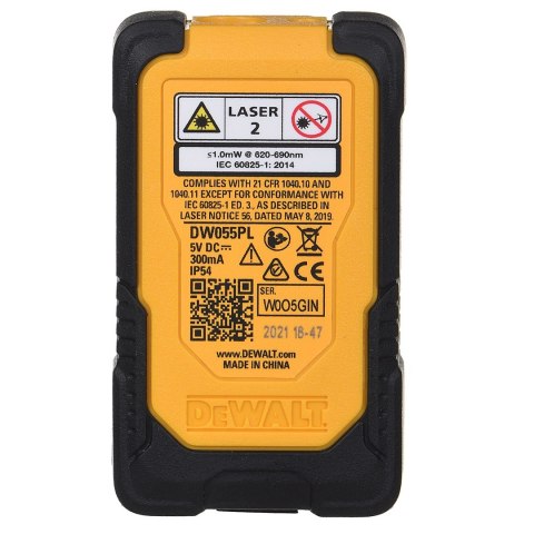DeWalt Dalmierz laserowy DEWALT 16m DW055PL-XJ DeWalt Dalmierz laserowy DEWALT 16m DW055PL-XJ