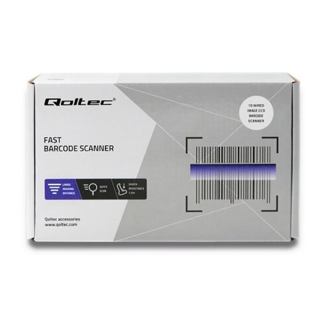 Qoltec QOLTEC LASEROWY CZYTNIK KODÓW KRESKOWYCH 1D | CCD Qoltec QOLTEC LASEROWY CZYTNIK KODÓW KRESKOWYCH 1D | CCD