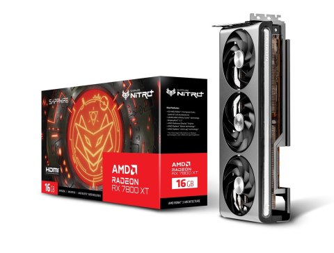 Sapphire Karta graficzna SAPPHIRE RADEON RX 7800 XT NITRO+ GAMING OC 16GB GDDR6