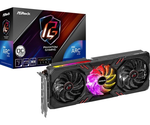 Asrock Karta graficzna ASRock Arc A770 Phantom Gaming 16GB OC Asrock Karta graficzna ASRock Arc A770 Phantom Gaming 16GB OC