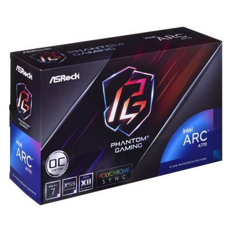 Asrock Karta graficzna ASRock Arc A770 Phantom Gaming 16GB OC Asrock Karta graficzna ASRock Arc A770 Phantom Gaming 16GB OC