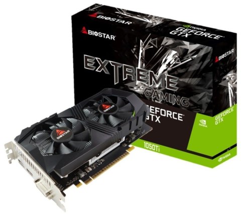 Biostar Karta graficzna BIOSTAR GeForce GTX 1050 Ti 4GB GDDR5 (VN1055TF41) Biostar Karta graficzna BIOSTAR GeForce GTX 1050 Ti 4GB GDDR5 (VN1055TF41)