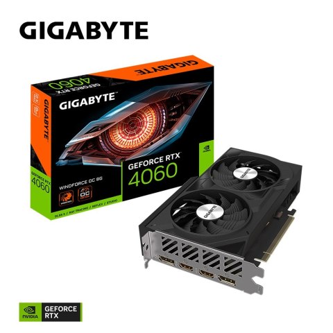 Gigabyte Karta graficzna Gigabyte GeForce RTX 4060 WINDFORCE OC 8GB GDDR6