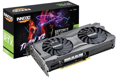 INNO3D Karta graficzna INNO3D GeForce RTX 3060 TWIN X2 OC 8GB GDDR6 INNO3D Karta graficzna INNO3D GeForce RTX 3060 TWIN X2 OC 8GB GDDR6