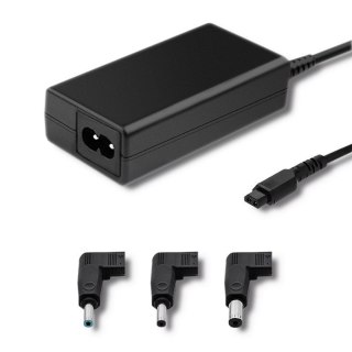 Qoltec QOLTEC ZASILACZ SPECJALIZOWANY DO HP | 65W | 3 WTYCZKI