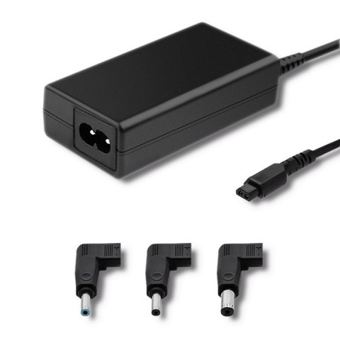 Qoltec QOLTEC ZASILACZ SPECJALIZOWANY DO HP | 65W | 3 WTYCZKI