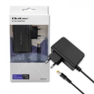 Qoltec QOLTEC ZASILACZ WTYCZKOWY 18W | 9V | 2A | 5.5*2.5
