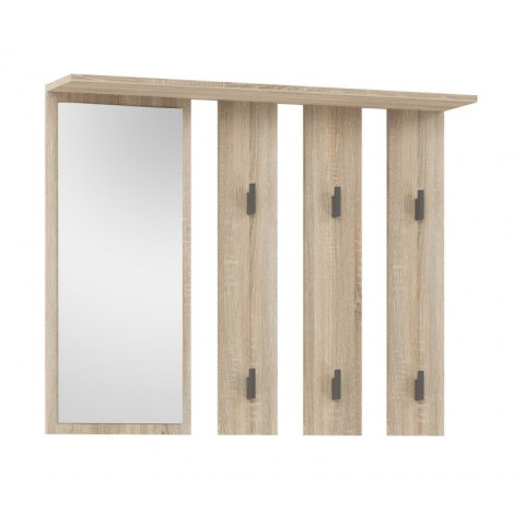 TOP E SHOP Wieszak + lustro PARMA 100x15xH.81,5 sonoma TOP E SHOP Wieszak + lustro PARMA 100x15xH.81,5 sonoma