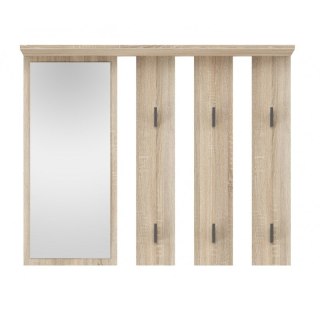 TOP E SHOP Wieszak + lustro PARMA 100x15xH.81,5 sonoma