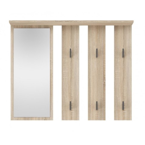 TOP E SHOP Wieszak + lustro PARMA 100x15xH.81,5 sonoma TOP E SHOP Wieszak + lustro PARMA 100x15xH.81,5 sonoma