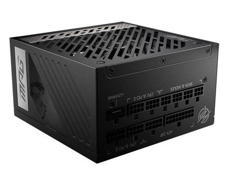 MSI Zasilacz MSI MPG A1000G PCIE5 1000W 80+ Gold ATX 3.1