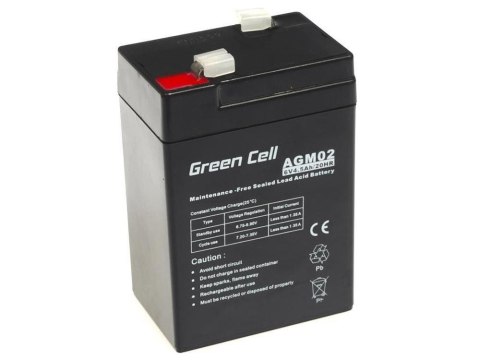 Green Cell GREEN CELL AKUMULATOR ŻELOWY AGM02 6V 4,5AH