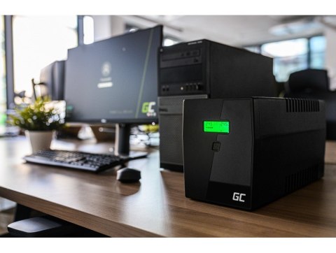 Green Cell GREEN CELL ZASILACZ AWARYJNY UPS05 POWER PROOF 2000VA 1200W Green Cell GREEN CELL ZASILACZ AWARYJNY UPS05 POWER PROOF 2000VA 1200W