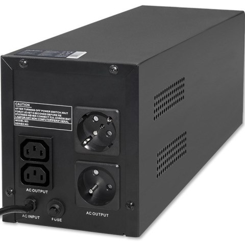 Qoltec QOLTEC ZASILACZ AWARYJNY UPS LINE INTERACTIVE | MONOLITH | 1500VA | 900W