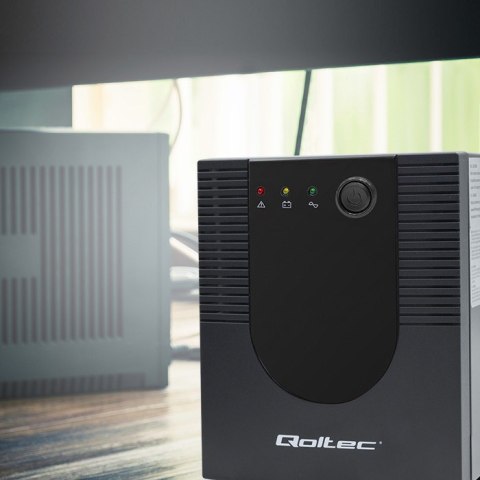 Qoltec QOLTEC ZASILACZ AWARYJNY UPS LINE INTERACTIVE | MONOLITH | 1500VA | 900W