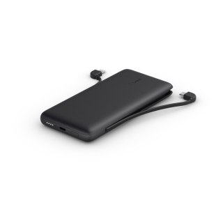Belkin Powerbank Belkin BOOSTCHARGE Plus 10K USB-C Power Bank with Integrated Cables Lightning and USB-C 10000mAh 18W Black