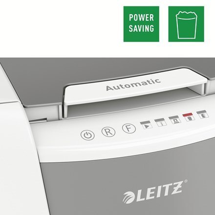 LEITZ Leitz Niszczarka IQ AutoFeed 100, P4, 100 kartek, 34 l kosz LEITZ Leitz Niszczarka IQ AutoFeed 100, P4, 100 kartek, 34 l kosz