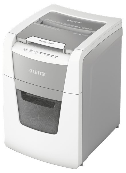 LEITZ Leitz Niszczarka IQ AutoFeed 100, P4, 100 kartek, 34 l kosz LEITZ Leitz Niszczarka IQ AutoFeed 100, P4, 100 kartek, 34 l kosz