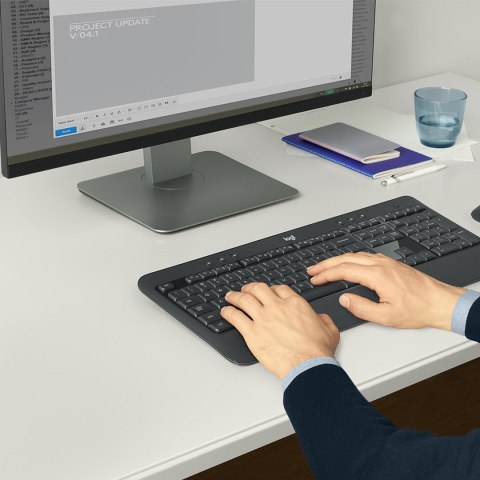 Logitech Zestaw klawiatura + mysz membranowa Logitech MK540 920-008685 (USB; kolor czarny; optyczna; 1000 DPI)