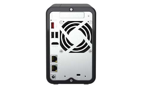 QNAP Qnap TS-264-8G, Tower, 2 x 2.5"/3.5" SATA, Intel Celeron N5105/N5095 4C/4T, 8 GB DDR4 onboard not expandable, 2 x 2.5GbE, option