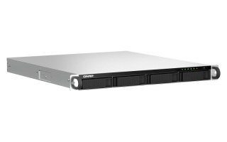 QNAP Qnap TS-464U-RP-8G, 1U, 4 x 2.5"/3.5" SATA , Intel Celeron N5105/N5095 4C/4T, 8GB RAM onboard ( not expandable), 2 x 2.5GbE, Red