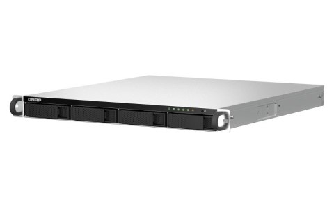 QNAP Qnap TS-464U-RP-8G, 1U, 4 x 2.5"/3.5" SATA , Intel Celeron N5105/N5095 4C/4T, 8GB RAM onboard ( not expandable), 2 x 2.5GbE, Red