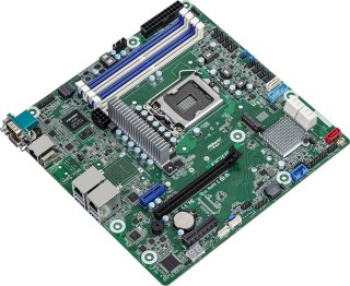 Asrock Płyta główna ASRock E3C252D4U 1x LGA1200 Intel Xeon E-23XX C252 (4xDIMM, SATA, 1xM.2, 2x1GbE, IPMI)