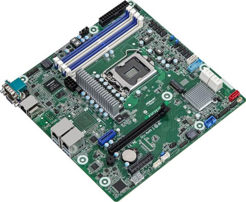 Asrock Płyta główna ASRock E3C252D4U 1x LGA1200 Intel Xeon E-23XX C252 (4xDIMM, SATA, 1xM.2, 2x1GbE, IPMI)