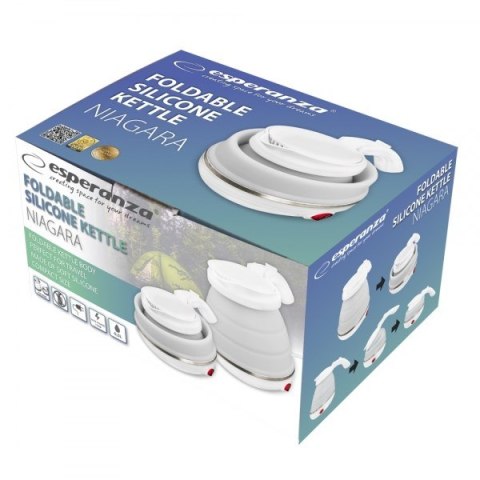 Esperanza Czajnik elektryczny Esperanza NIAGARA EKK023 (750W 0.5l; kolor biały) Esperanza Czajnik elektryczny Esperanza NIAGARA EKK023 (750W 0.5l; kolor biały)