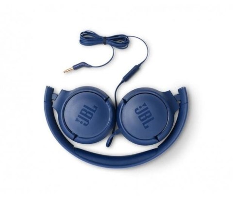 JBL Słuchawki JBL Tune 500 (niebieskie, nauszne; z wbudowanym mikrofonem) JBL Słuchawki JBL Tune 500 (niebieskie, nauszne; z wbudowanym mikrofonem)