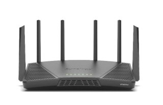 Synology Synology Router RT6600ax, Wi-Fi 6, IEEE 802.11a/b/g/n/ac/ax, 1x 2.5GbE, 3x 1GbE, 1xUSB 3.2, Dual WAN, Three-band router