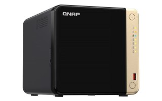 QNAP Qnap TS-464-8G, Tower, 4 x 2.5"/3.5" SATA , Intel Celeron N5105/N5095 4C/4T, 8 GB DDR4 onboard not expandable, 2 x 2.5GbE, optio