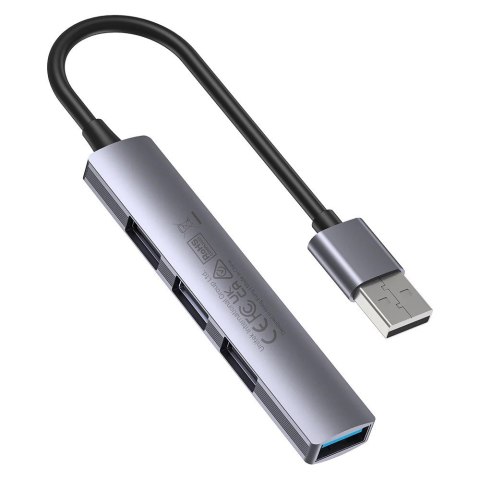 UNITEK UNITEK HUB USB-A 1XUSB-A 5 GBPS, 3XUSB-A 2.0 ALU UNITEK UNITEK HUB USB-A 1XUSB-A 5 GBPS, 3XUSB-A 2.0 ALU
