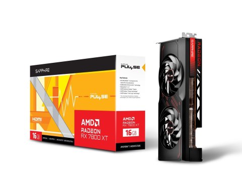 Sapphire Karta graficzna SAPPHIRE RADEON RX 7800 XT PULSE GAMING 16GB GDDR6 DUAL