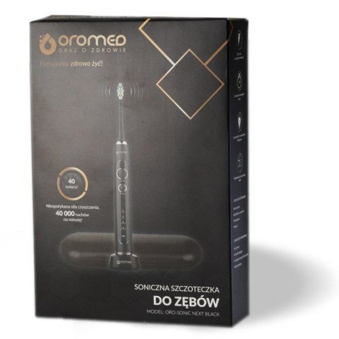Oromed Szczoteczka soniczna OROMED ORO SONIC NEXT BLACK