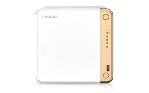 QNAP Qnap TS-462-4G, Tower, 4 x 2.5"/3.5" SATA , Intel Celeron N4505 2C/2T, 4 GB DDR4 onboard not expandable, 1 x 2.5GbE, External ad