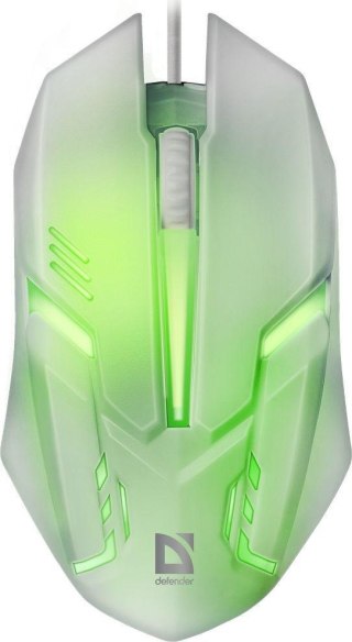 Defender DEFENDER MYSZ CYBER MB-560L 7 KOLORÓW 1200DPI 3P BIAŁA 52561