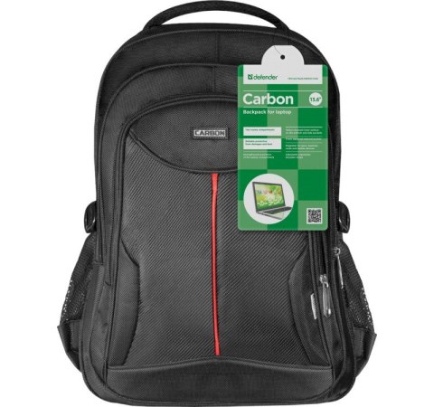 Defender DEFENDER PLECAK NA NOTEBOOKA CARBON 15.6" CZARNY 26077 Defender DEFENDER PLECAK NA NOTEBOOKA CARBON 15.6" CZARNY 26077