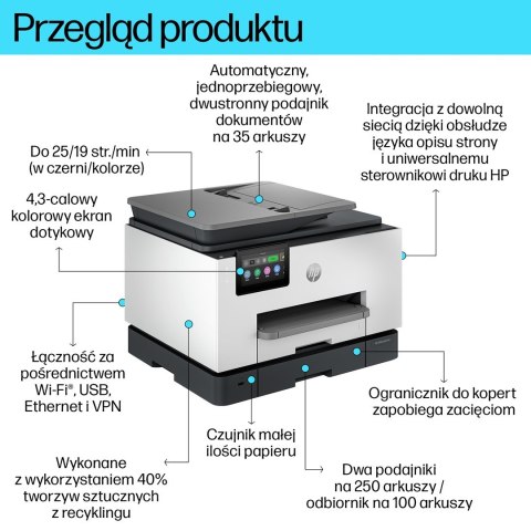 Hewlett-Packard Urządzenie wielofunkcyjne HP OfficeJet Pro 9130b